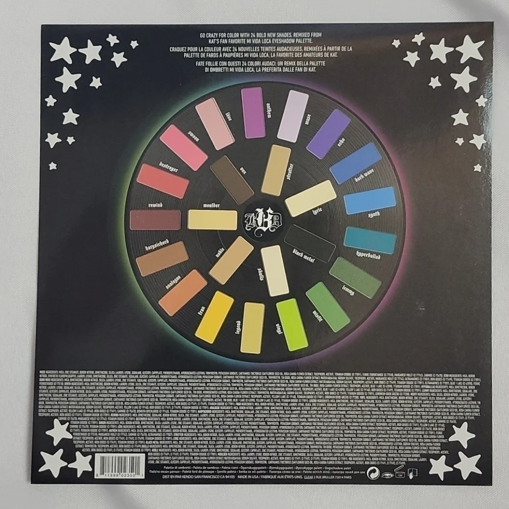 NIP Kat Von D Mi Vida Loca eyeshadow palette